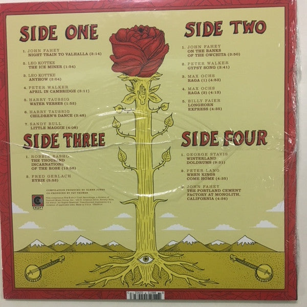 Various : The Thousand Incarnations Of The Rose: American Primitive Guitar And Banjo 1963-1974 (2xLP, Comp, 180)