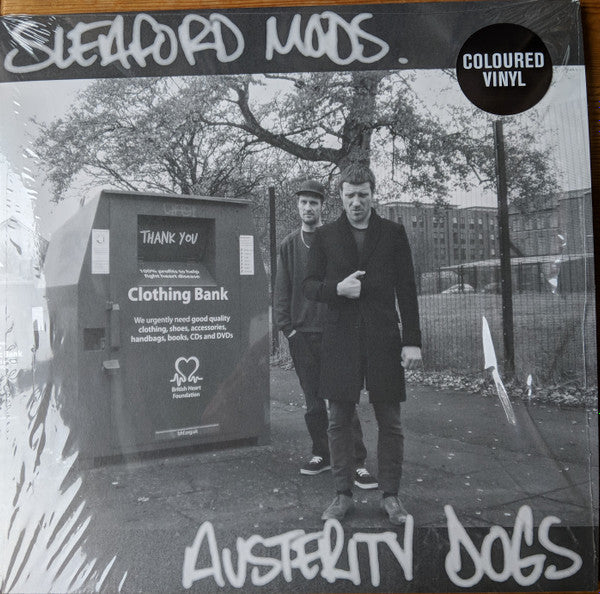Sleaford Mods : Austerity Dogs (LP, Album, RP, Blu)