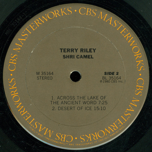 Terry Riley : Shri Camel (LP, Album)