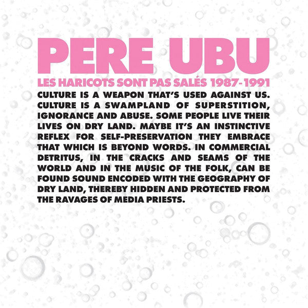 Pere Ubu : Les Haricots Sont Pas Salés 1987-1991 (LP, Album, RE, RM + LP, Album, RE, RM + LP, Album,)