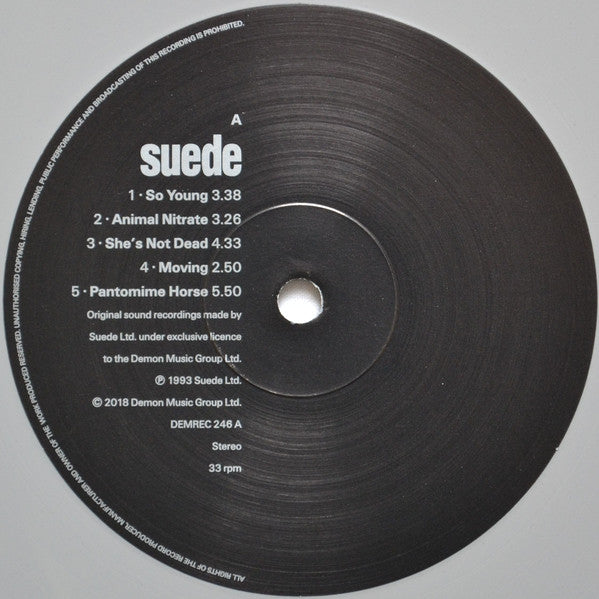 Suede : Suede (LP, Album, RSD, RE, Sil + LP, RSD, Comp, Sil + RSD)