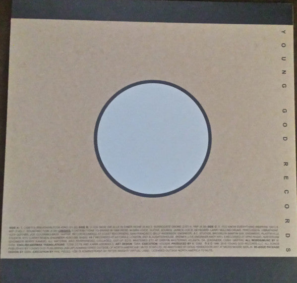 Swans : Die Tür Ist Zu (LP + LP, S/Sided, Etch + EP, RSD, Ltd, RE)
