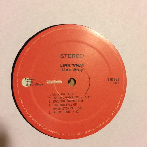 Link Wray : Link Wray  (LP, Album, RE, RM, RP, Gat)