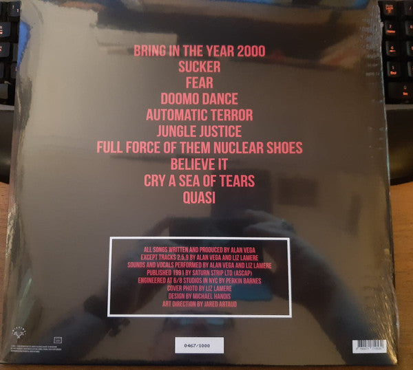 Alan Vega : Power On To Zero Hour (2xLP, Album, Ltd, Num, RE)