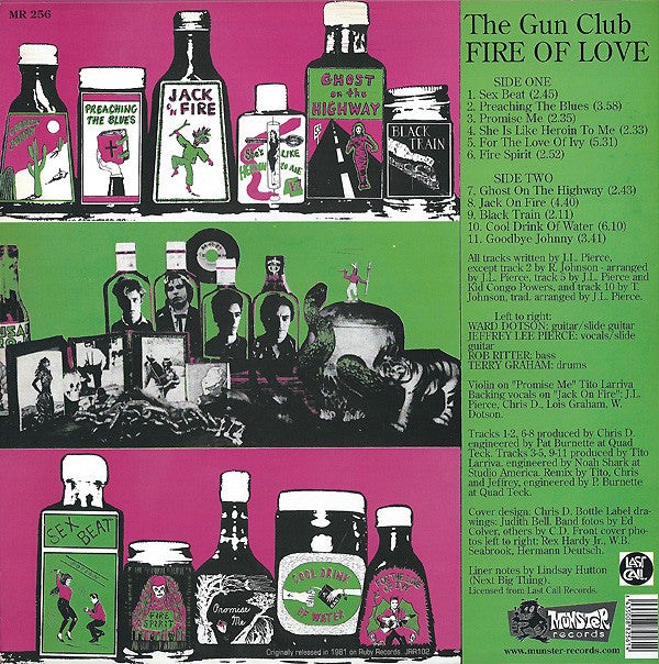 The Gun Club : Fire Of Love (LP, Album, RE, 220)