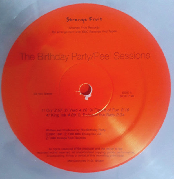 The Birthday Party : Peel Sessions (2xLP, Album, Comp, Unofficial, Mar)