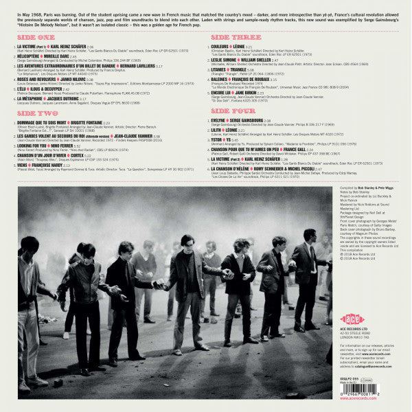 Bob Stanley • Pete Wiggs : Paris In The Spring (2xLP, Comp, Whi)