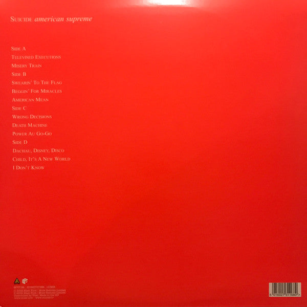 Suicide : American Supreme (2xLP, Album)