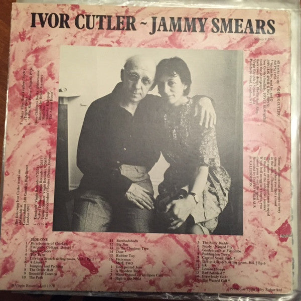 Ivor Cutler : Jammy Smears (LP, Album)