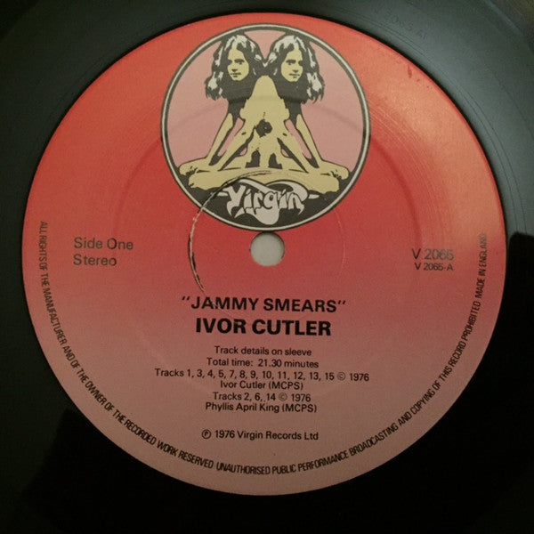 Ivor Cutler : Jammy Smears (LP, Album)