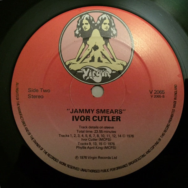 Ivor Cutler : Jammy Smears (LP, Album)