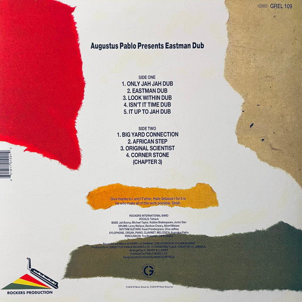Augustus Pablo : Presents Eastman Dub (LP, Album, RE)
