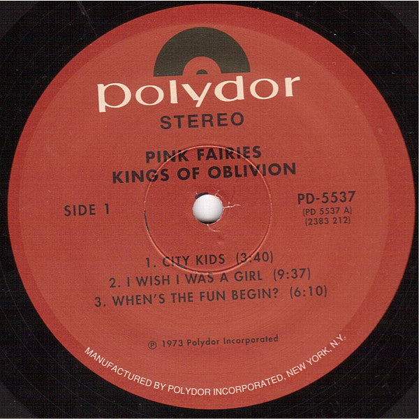 Pink Fairies* : Kings Of Oblivion (LP, Album, RE)