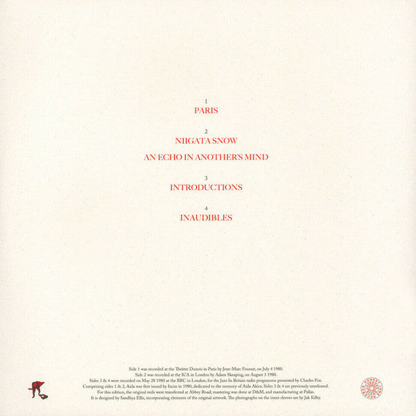 Derek Bailey : Aida (2xLP, Album, RE)