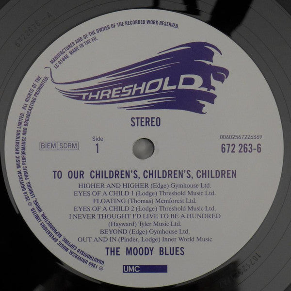 The Moody Blues : To Our Childrens Childrens Children (LP, Album, RE, 180)