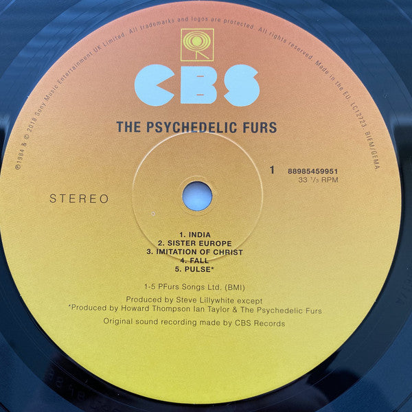 The Psychedelic Furs : The Psychedelic Furs (LP, Album, RE, 180)