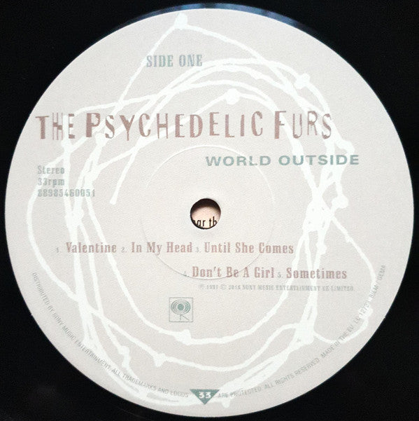 The Psychedelic Furs : World Outside (LP, Album, RE)