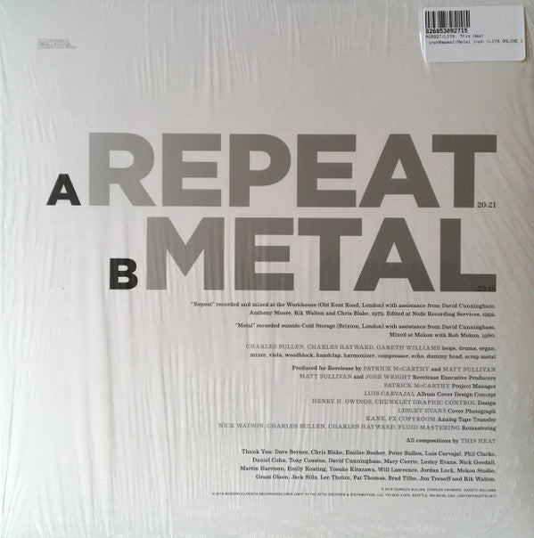 This Heat : Repeat / Metal (LP, Ltd, RE, RM, Gre)
