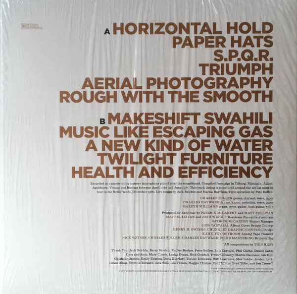 This Heat : Live 80-81 (LP, Ltd, RE, RM, Sea)