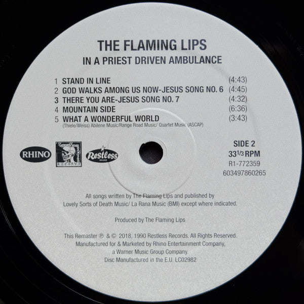 The Flaming Lips : In A Priest Driven Ambulance (LP, Album, RE, RM)