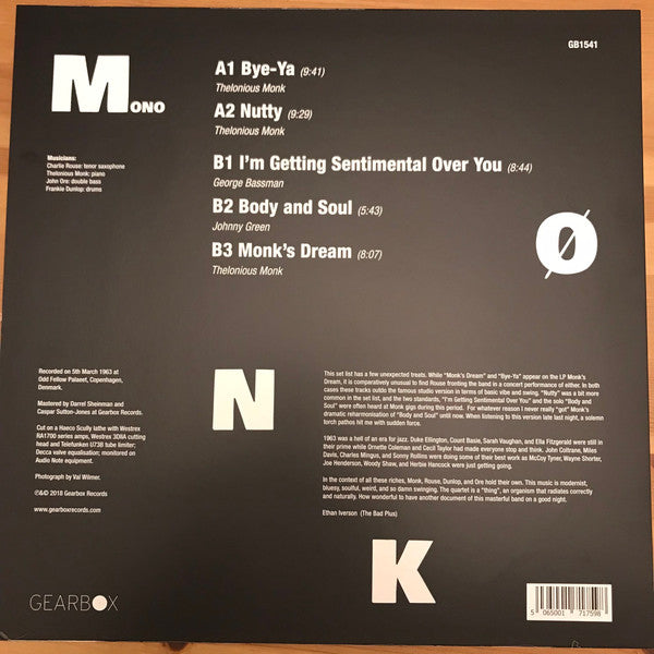 Thelonious Monk : Mønk (LP, Mono)
