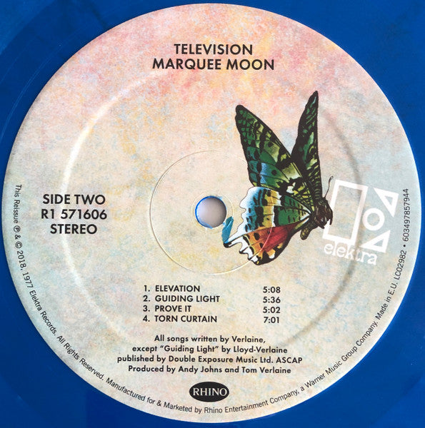 Television : Marquee Moon (LP, Album, RE, Blu + LP, Comp, Blu + Ltd, RM)