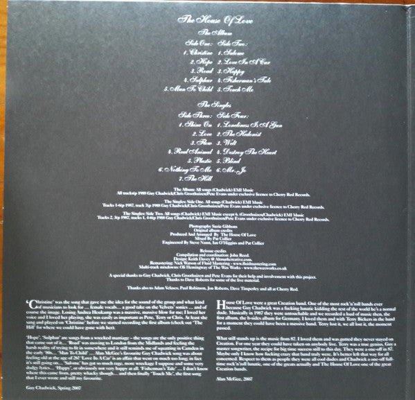 The House Of Love : The House Of Love (2xLP, Album, RE, RM)