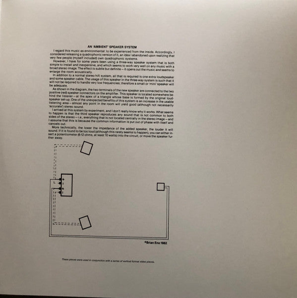 Brian Eno : Ambient 4 (On Land) (2xLP, Album, Ltd, RE, Hal)