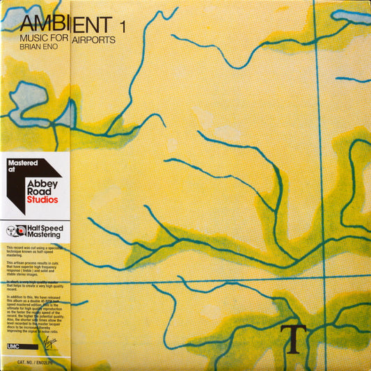 Brian Eno : Ambient 1 (Music For Airports) (2x12", Album, Ltd, RE, Hal)