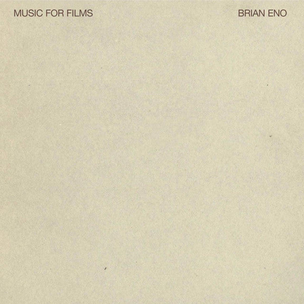 Brian Eno : Music For Films (LP, Album, RE, RM, 180)