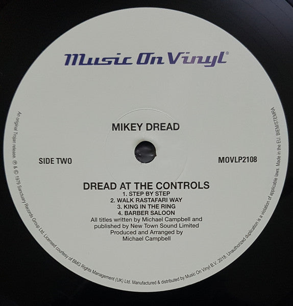 Mikey Dread : Dread At The Controls (LP, Album, RE, 180)