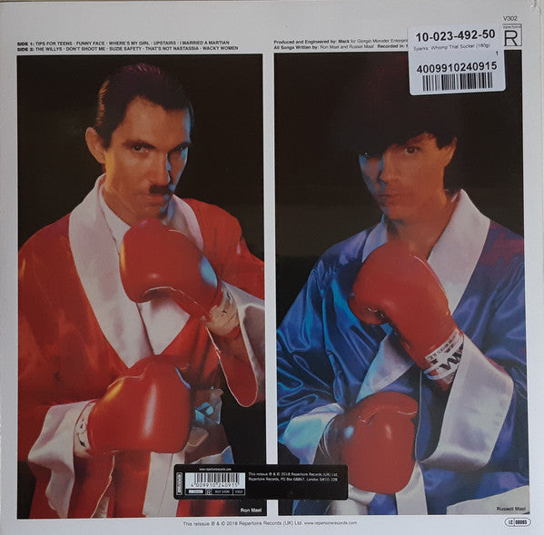Sparks : Whomp That Sucker (LP, Album, RE, Red)
