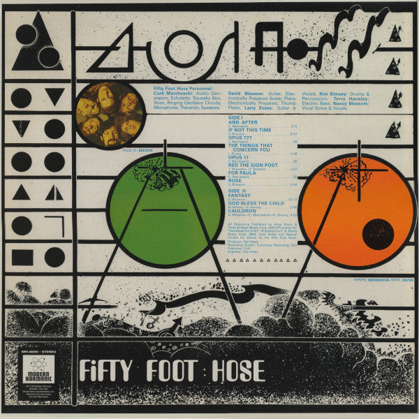 Fifty Foot Hose : Cauldron (LP, Album, RE, Yel)