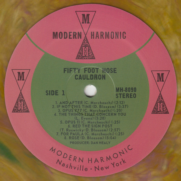 Fifty Foot Hose : Cauldron (LP, Album, RE, Yel)