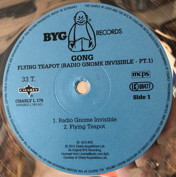 Gong : Flying Teapot (Radio Gnome Invisible Part 1) (LP, Album, RE, RM, S/Edition, Cle)