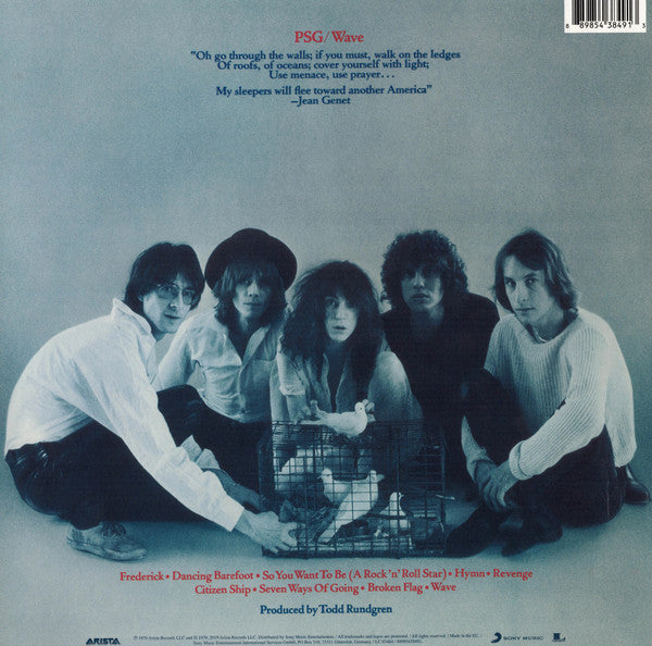 Patti Smith Group : Wave (LP, Album, RE, 180)