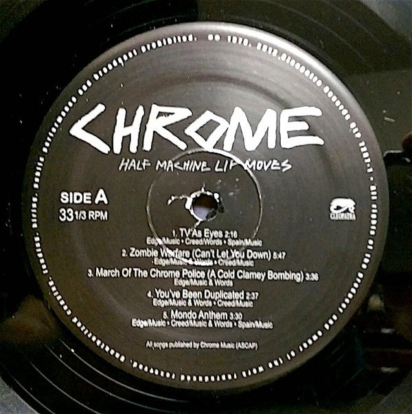 Chrome (8) : Half Machine Lip Moves (LP, Album, RE)