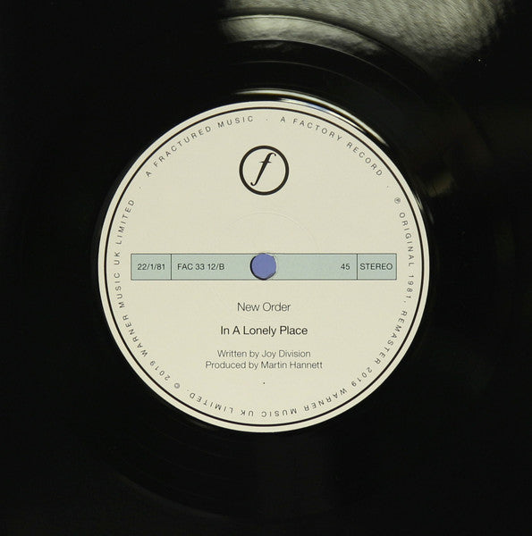 New Order : Ceremony (12", Single, RE, RM, 180)