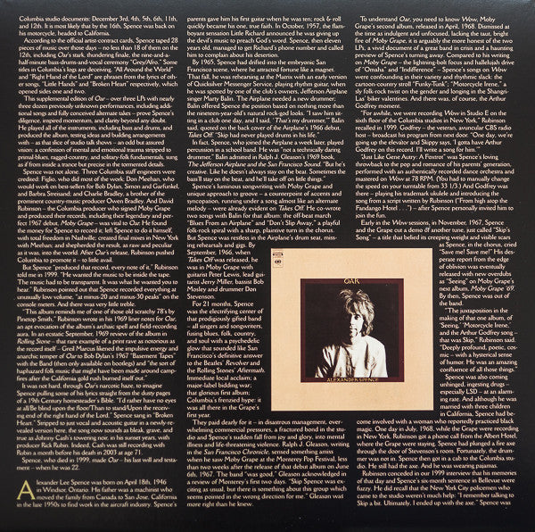 Alexander Spence : AndOarAgain (3xLP, RSD, Ltd)
