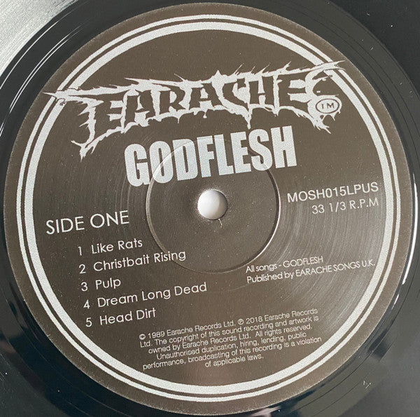Godflesh : Streetcleaner (LP, Album, RE)