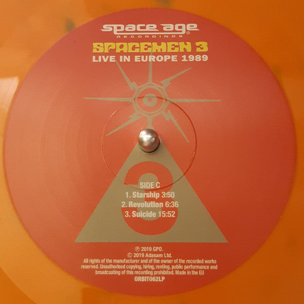 Spacemen 3 : Live In Europe 1989 (2xLP, Album, RSD, RE, RM, Ora)