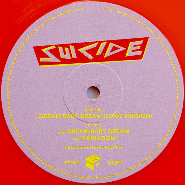 Suicide : Dream Baby Dream (12", RSD, Single, Ltd, Ora)