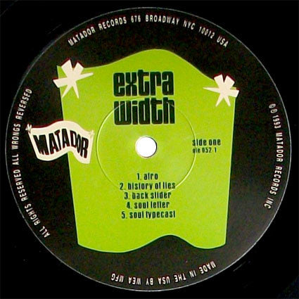 The Jon Spencer Blues Explosion : Extra Width (LP, Album)