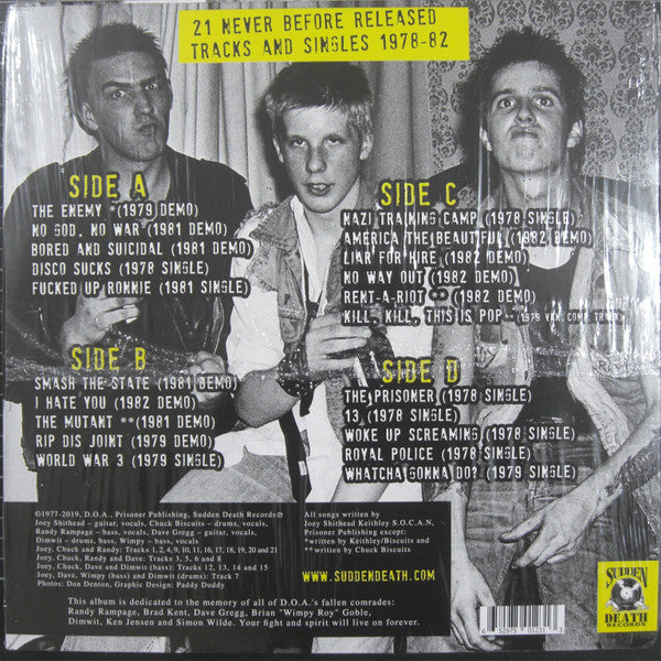 D.O.A. (2) : 1978 (2xLP, Comp)