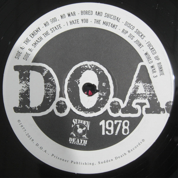 D.O.A. (2) : 1978 (2xLP, Comp)