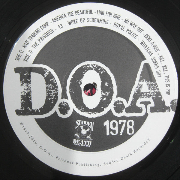 D.O.A. (2) : 1978 (2xLP, Comp)