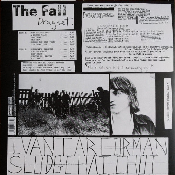 The Fall : Dragnet (LP, Album, Ltd, RE, Whi + 7", Single, Ltd, RE, Fac)