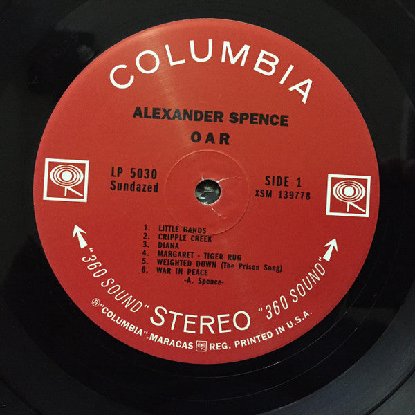Alexander Spence : Oar (LP, Album, RE, 180)