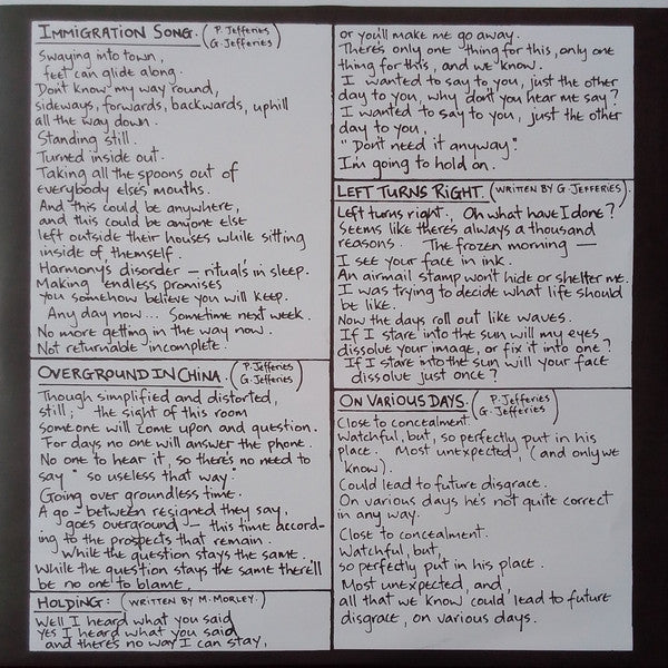This Kind Of Punishment : In The Same Room (LP, Album, RE)