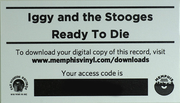 Iggy And The Stooges* : Ready To Die (LP, Album, RE)